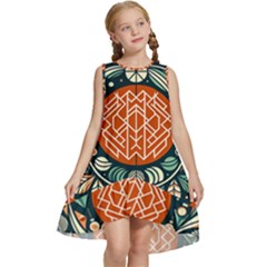 Wreath Deco Christmas Kids  Frill Swing Dress by Salmanaz77