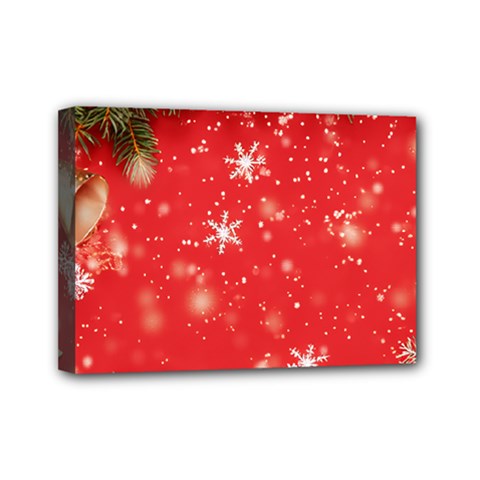 Christmas Ornament Mini Canvas 7  X 5  (stretched) by Salmanaz77