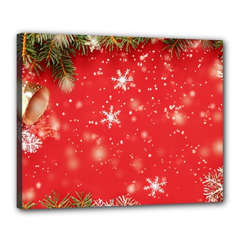 Christmas Ornament Canvas 20  X 16  (stretched) by Salmanaz77