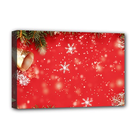 Christmas Ornament Deluxe Canvas 18  X 12  (stretched) by Salmanaz77