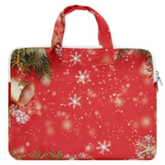 Christmas Ornament Macbook Pro 15  Double Pocket Laptop Bag  by Salmanaz77