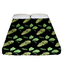 Wasabi Pat 5 Fitted Sheet (queen Size) by CocoBellKidsTV24