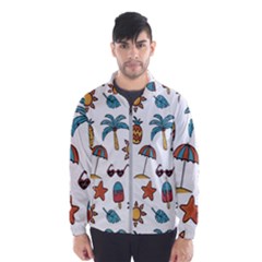 Summer Pineapple Fruit Tropical Men s Windbreaker