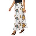 Summer Pineapple Fruit Tropical Tiered Ruffle Maxi Skirt View2