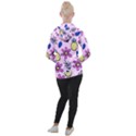 Flowers Petals Pineapples Fruit Women s Hooded Pullover View2