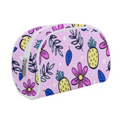 Flowers Petals Pineapples Fruit Make Up Case (small) by Paksenen