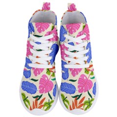 Tropical Sheets Summer Beach Women s Lightweight High Top Sneakers by Paksenen