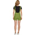 Kiwi Fruit Pattern Green Background Short Overalls View4