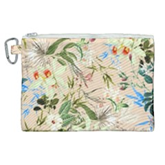 Textile Fabric Tropical Canvas Cosmetic Bag (xl) by Paksenen