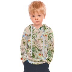 Textile Fabric Tropical Kids  Overhead Hoodie