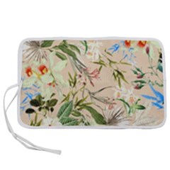 Textile Fabric Tropical Pen Storage Case (m) by Paksenen