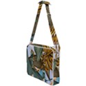 Monstera Palm Leaves Plants Cross Body Office Bag View1