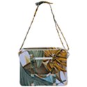 Monstera Palm Leaves Plants Cross Body Office Bag View3