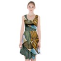 Monstera Palm Leaves Plants Racerback Midi Dress View1