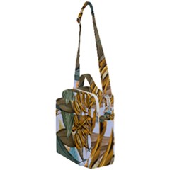 Monstera Palm Leaves Plants Crossbody Day Bag by Paksenen