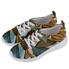 Monstera Palm Leaves Plants Women s Lightweight Sports Shoes by Paksenen