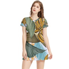 Monstera Palm Leaves Plants Women s Sports Skirt by Paksenen