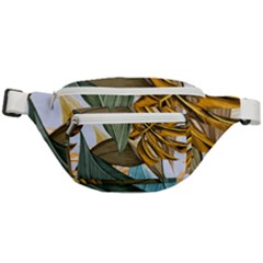 Monstera Palm Leaves Plants Fanny Pack by Paksenen