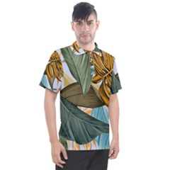 Monstera Palm Leaves Plants Men s Polo T-shirt by Paksenen