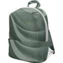 Silky Sage Abstract Elegant Print Design Zip Up Backpack View1