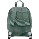 Silky Sage Abstract Elegant Print Design Zip Up Backpack View3