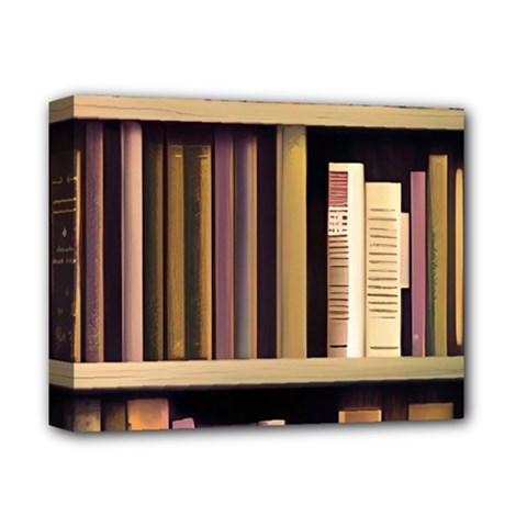 Books Bookshelves Office Fantasy Background Artwork Book Cover Apothecary Book Nook Literature Libra Deluxe Canvas 14  X 11  (stretched)