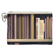 Books Bookshelves Office Fantasy Background Artwork Book Cover Apothecary Book Nook Literature Libra Canvas Cosmetic Bag (xl) by Posterlux