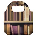 Books Bookshelves Office Fantasy Background Artwork Book Cover Apothecary Book Nook Literature Libra Premium Foldable Grocery Recycle Bag View1