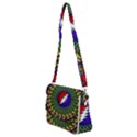 Grateful Dead Bear Pattern Shoulder Bag with Back Zipper View2