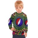 Grateful Dead Bear Pattern Kids  Hooded Pullover View1