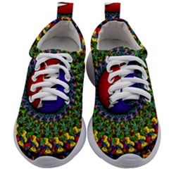 Grateful Dead Bear Pattern Kids Athletic Shoes by Maspions