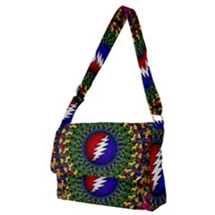 Grateful Dead Bear Pattern Full Print Messenger Bag (m)