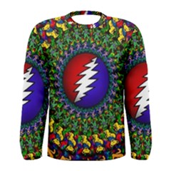 Grateful Dead Bear Pattern Men s Long Sleeve T-shirt