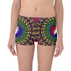 Grateful Dead Bear Pattern Boyleg Bikini Bottoms