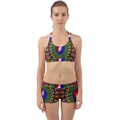 Grateful Dead Bear Pattern Back Web Gym Set