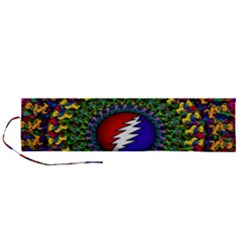 Grateful Dead Bear Pattern Roll Up Canvas Pencil Holder (l) by Maspions