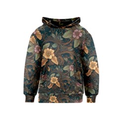 Floral Seamless Pattern Decorative Kids  Pullover Hoodie