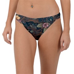 Floral Seamless Pattern Decorative Band Bikini Bottoms by Paksenen