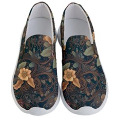 Floral Seamless Pattern Decorative Men s Lightweight Slip Ons by Paksenen