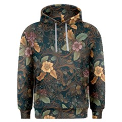 Floral Seamless Pattern Decorative Men s Overhead Hoodie