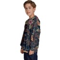 Floral Seamless Pattern Decorative Kids  Crewneck Sweatshirt View2