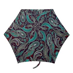 Seamless Pattern Paisley Decorative Mini Folding Umbrellas by Paksenen