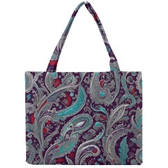 Seamless Pattern Paisley Decorative Mini Tote Bag by Paksenen