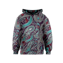 Seamless Pattern Paisley Decorative Kids  Pullover Hoodie