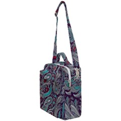 Seamless Pattern Paisley Decorative Crossbody Day Bag by Paksenen