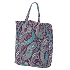 Seamless Pattern Paisley Decorative Giant Grocery Tote by Paksenen