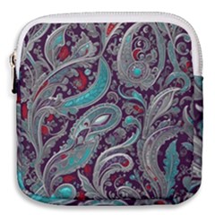 Seamless Pattern Paisley Decorative Mini Square Pouch by Paksenen