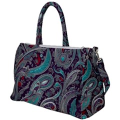 Seamless Pattern Paisley Decorative Duffel Travel Bag by Paksenen