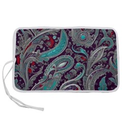 Seamless Pattern Paisley Decorative Pen Storage Case (s) by Paksenen