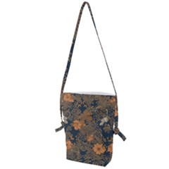 Seamless Pattern Patterns Leaves Vintage Folding Shoulder Bag